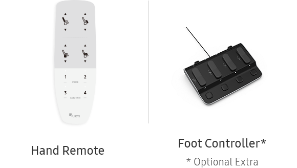 Hand Remote, Foot Controller