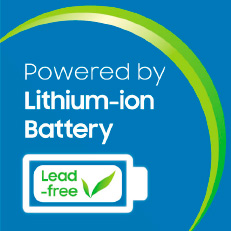 Power by Lithium-ionBattery