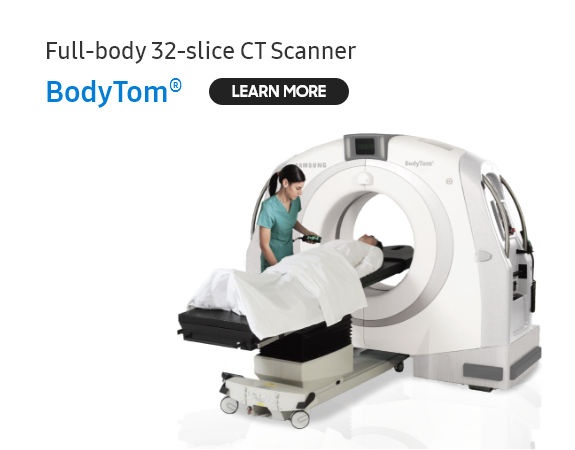 Full-body 32-slice CT Scanner, BodyTom, Learn More