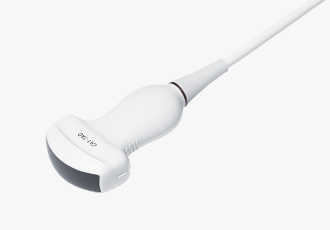  CA1-7AD curved array ultrasound transducer with S-Vue Technology for abdominal, MSK, vascular, OB, GYN, pediatric, and urology examinations