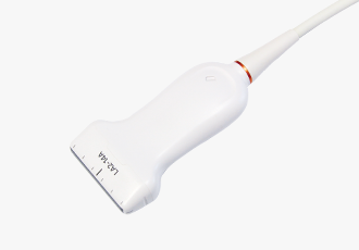 Samsung LA2-14A linear ultrasound transducer with S-Vue Transducer™ technology, designed for abdomen, musculoskeletal, pediatric, small parts, and vascular imaging