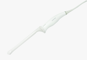 Samsung miniER7 compact endocavity ultrasound transducer, designed for gynecology, obstetrics, and urology imaging